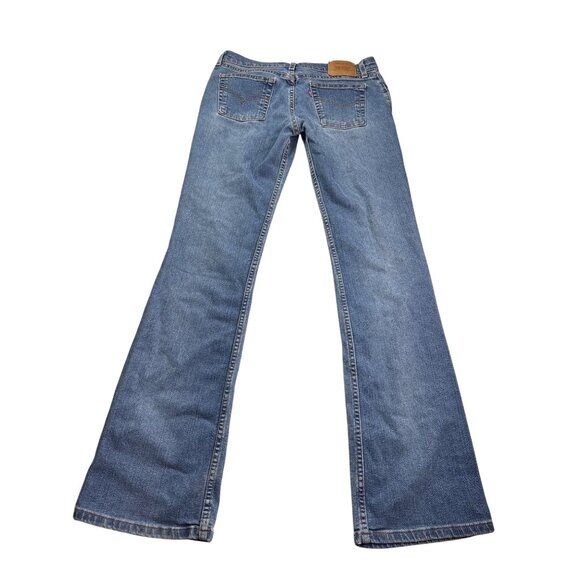 Levi's Superlow Stretch Bootcut Jeans Juniors 9L Blue Denim Vtg Y2K Medium Wash - Picture 4 of 8